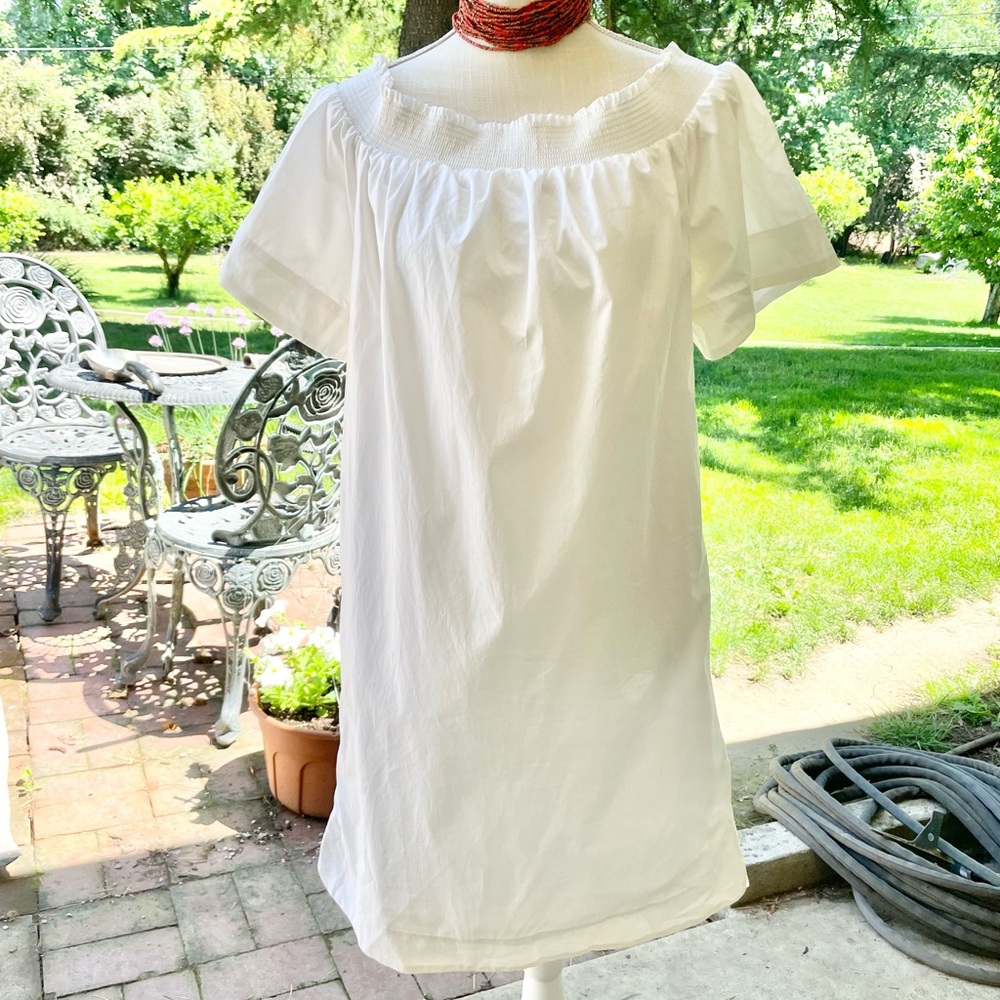 J Crew Cotton Tunic Dress
